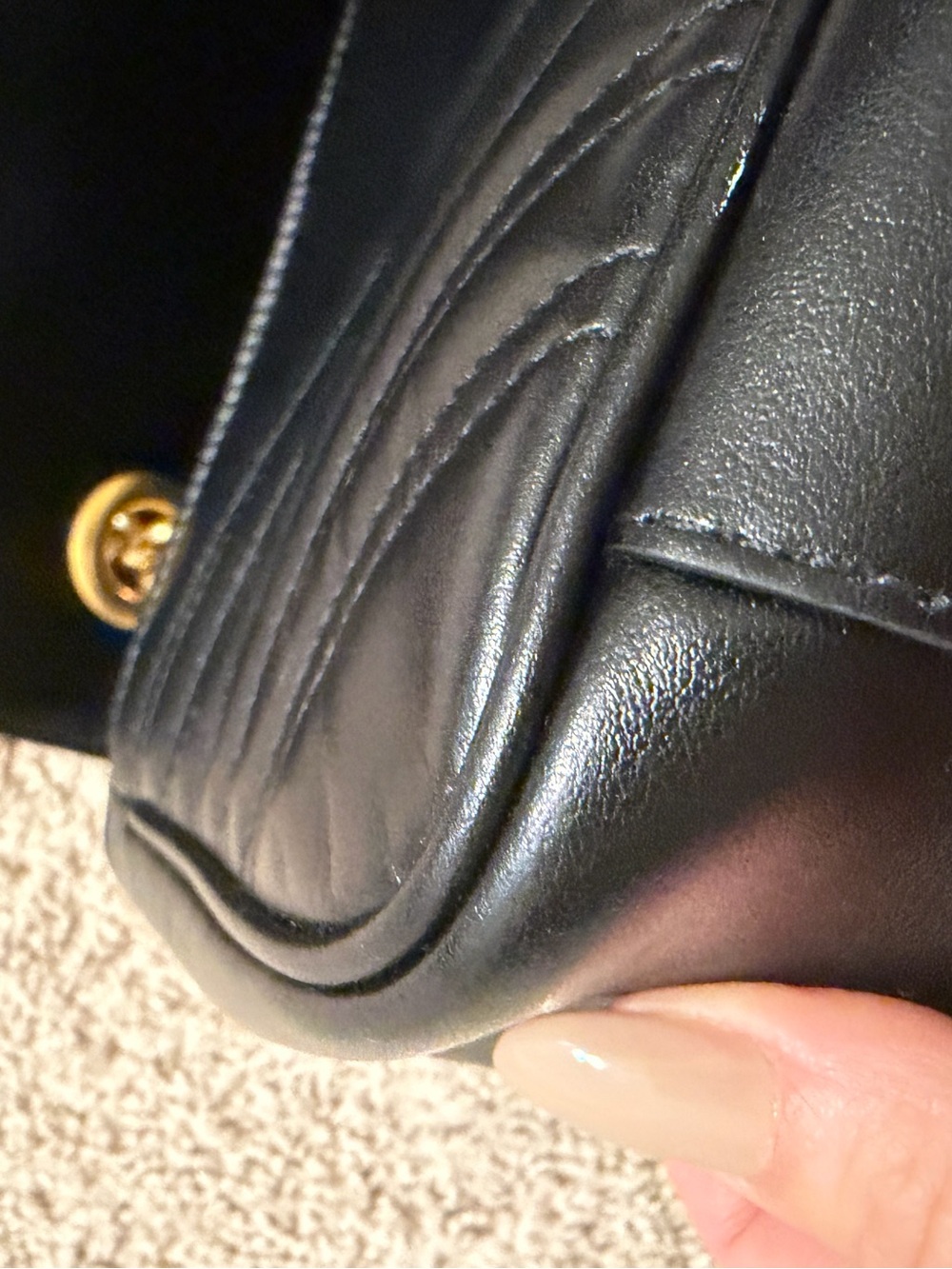Flawless condition black Gucci Marmont size small - Picture 7 of 11